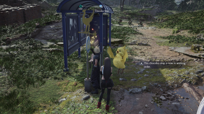 6. Chocobo stops