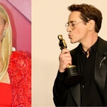 Gwyneth Paltrow paused her hair appointment to watch Robert Downey Jr. win an Oscar