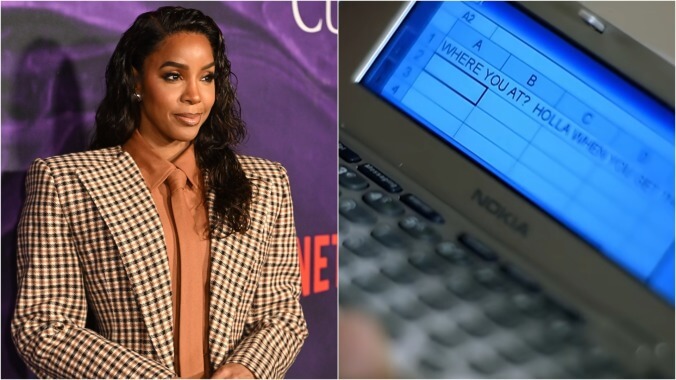 凱利·羅蘭（Kelly Rowland）無法逃脫有關通過Excel發短信Nelly的問題