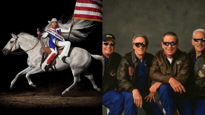 Okay, so which Cowboy Carter song is based on Clint Eastwood “old astronauts” movie Space Cowboys?