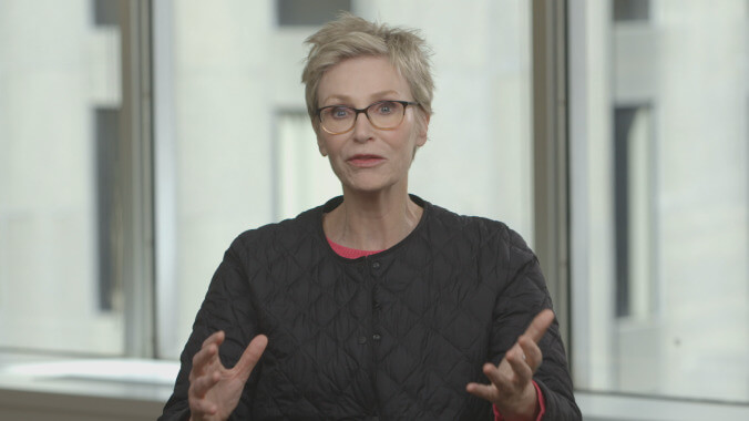 Jane Lynch talks The Weakest Link, hopes for more Party Down, and pitches herself as a superhero