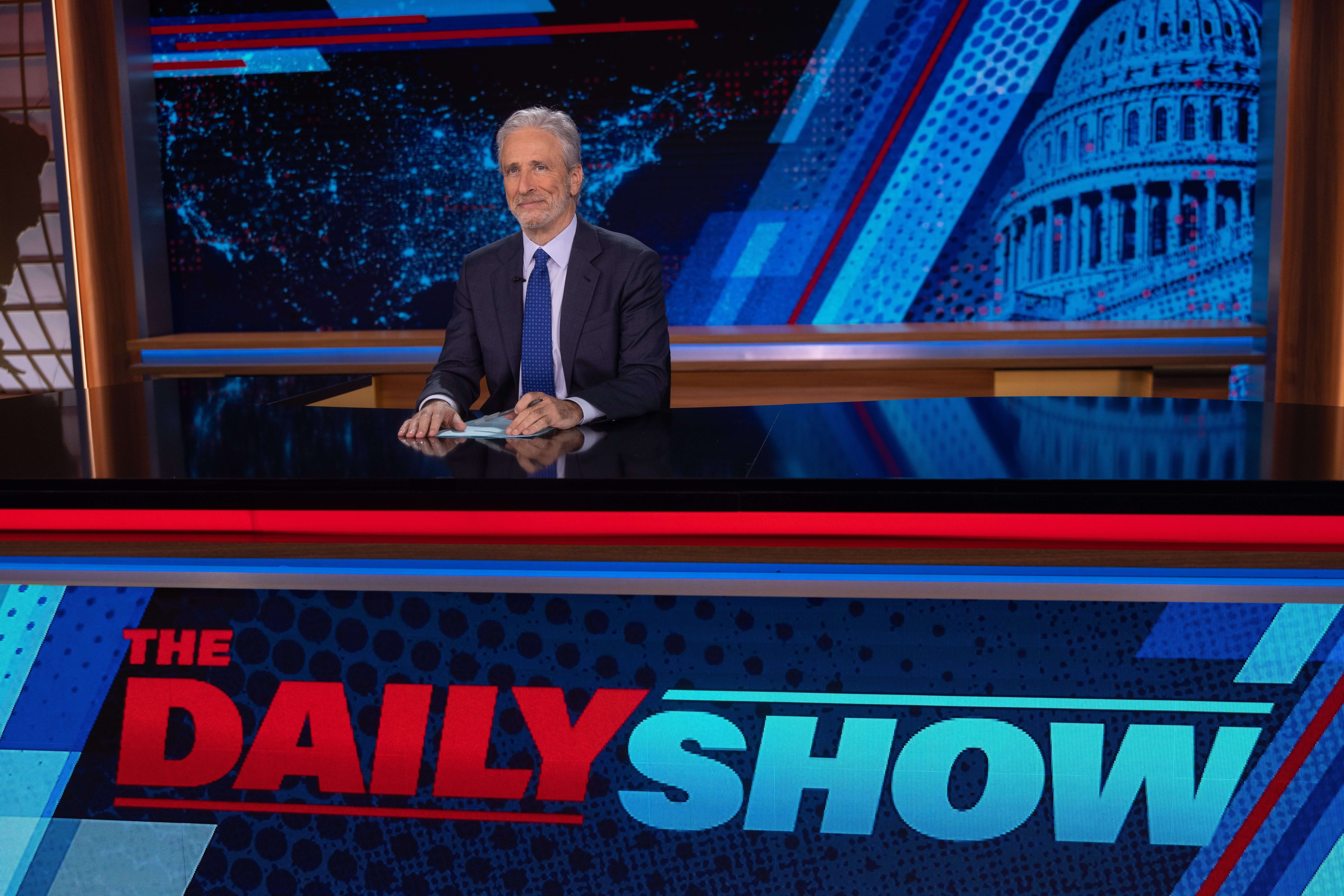 Jon Stewart thinks the jury’s out on cable news’ Trump trial coverage