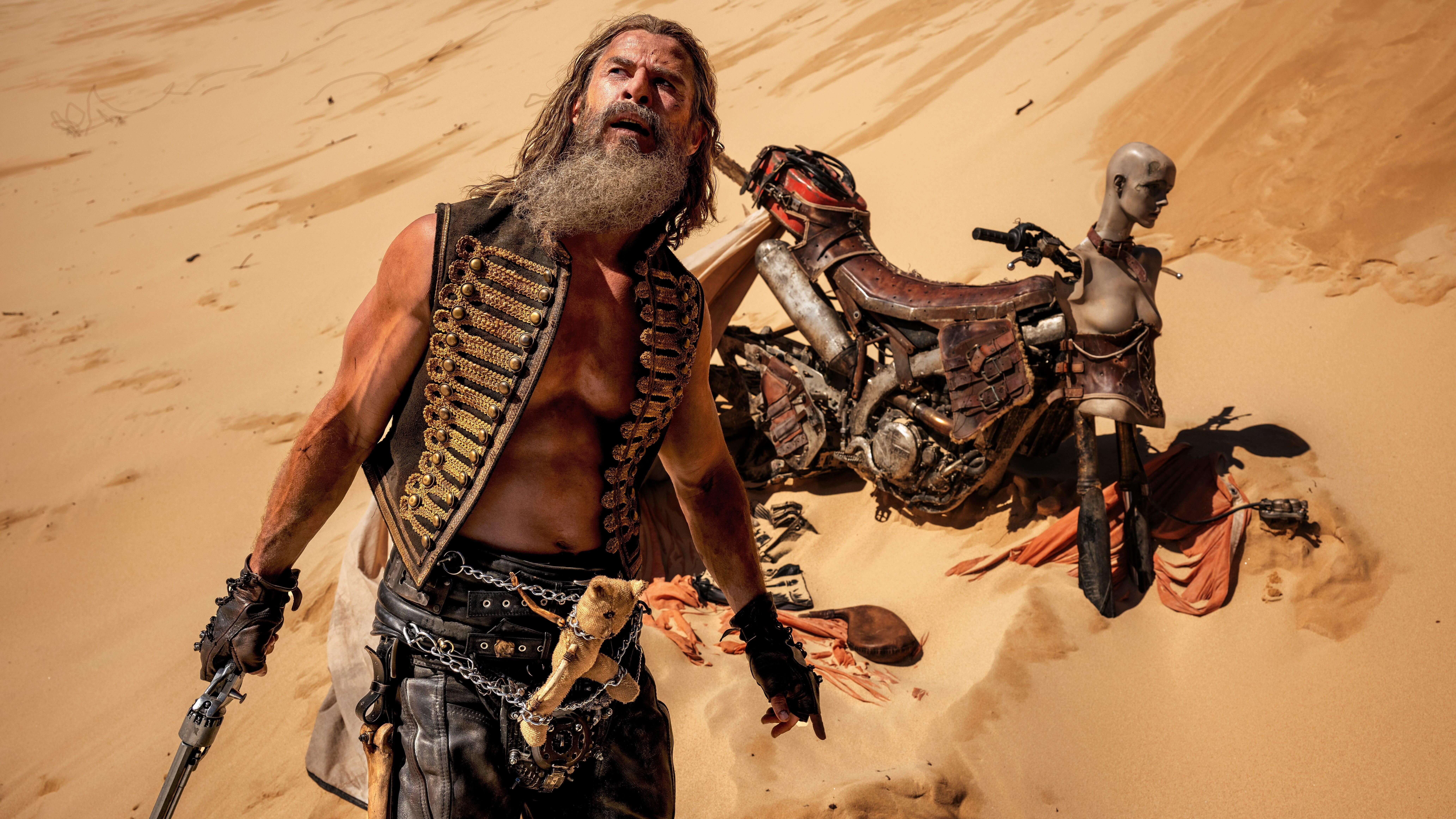 Chris Hemsworth was glad to “dirty it up” and leave his superhero persona behind for Furiosa
