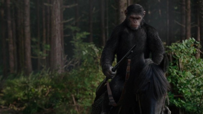 The rebooted Planet Of The Apes series looks perpetually forward to an uncertain future