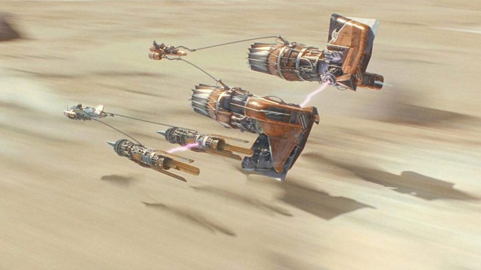 The Phantom Menace‘s podrace grew out of George Lucas’ neverending need for speed