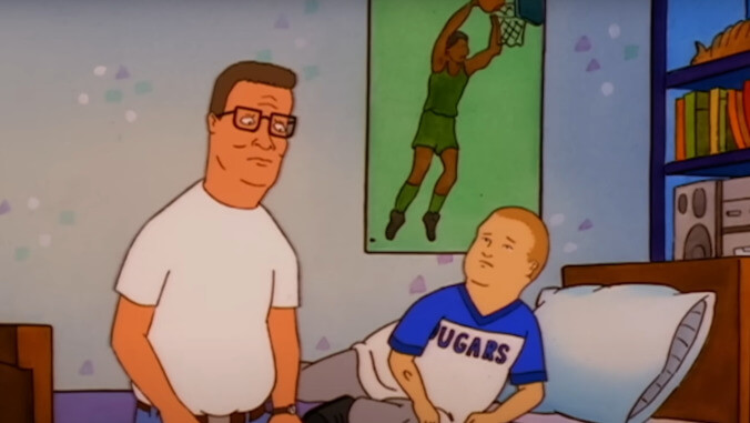 上帝，想像漢克·希爾（Hank Hill）說：“我的兒子是達拉斯的融合廚師”