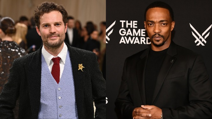 Jamie Dornan and Anthony Mackie get their heist on for Apple TV+