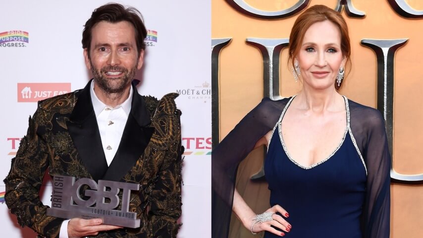 JK Rowling is very upset after David Tennant called transphobes 