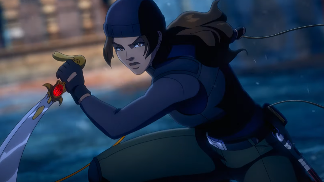 Lara Croft is a full-blown action hero in the first teaser for Netflix’s Tomb Raider anime