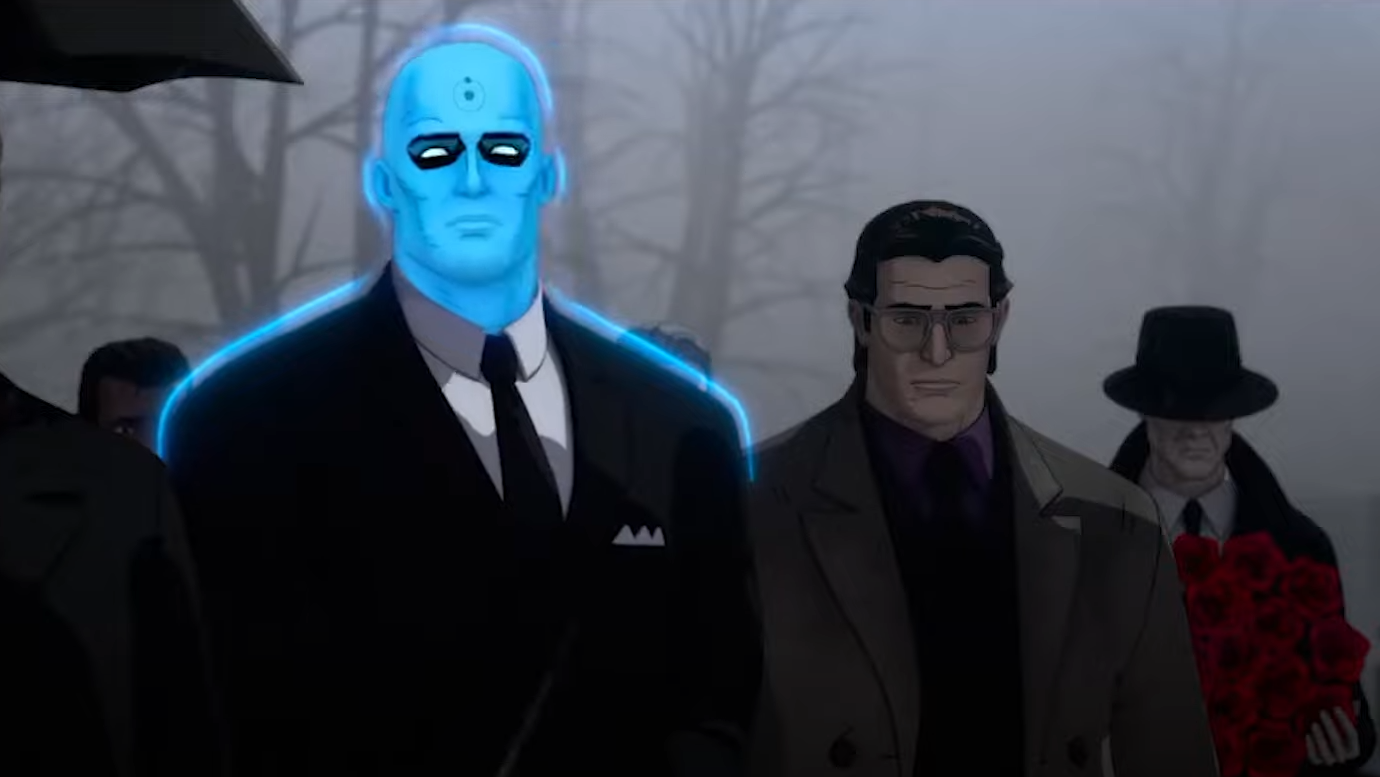 Yup, that sure looks like an animated Watchmen trailer