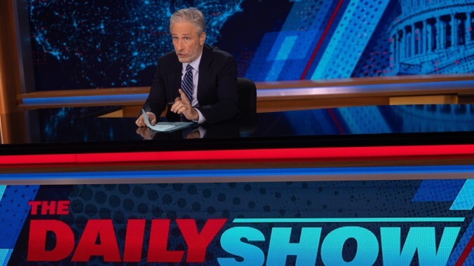 Jon Stewart lives, laughs, and criticizes corporate pinkwashing on a new Daily Show