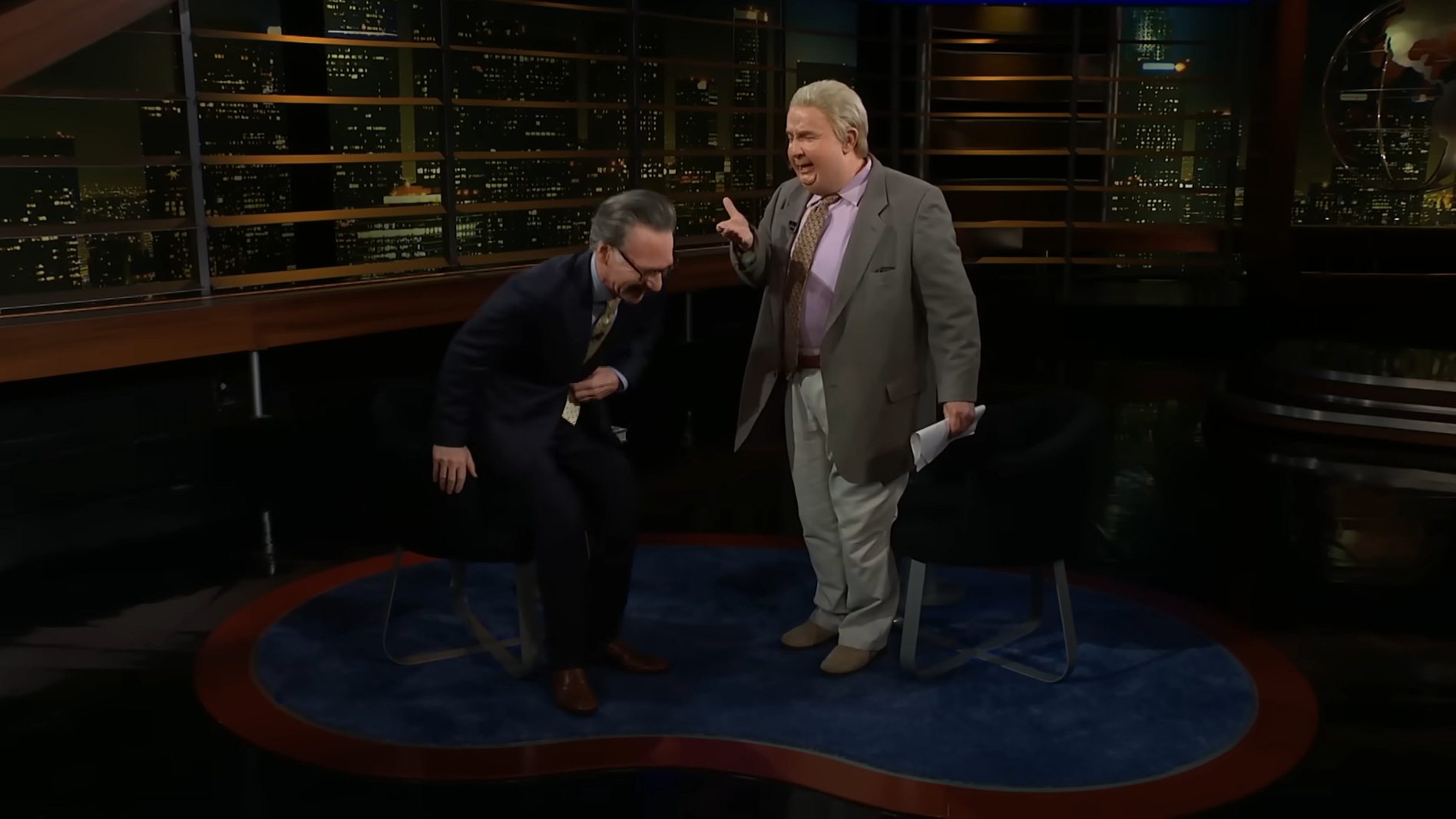 Jiminy Glick forces Bill Maher to give first enjoyable interview in years