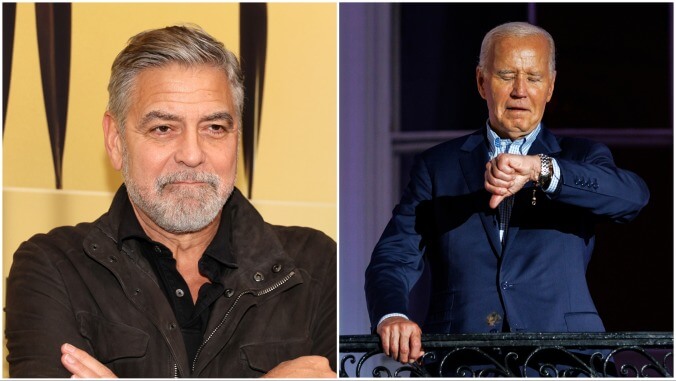 Now George Clooney is telling Joe Biden to step down