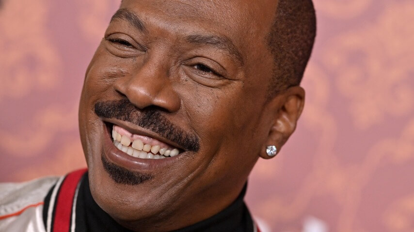 Eddie Murphy is covering everything on his Beverly Hills Cop: Axel F press tour