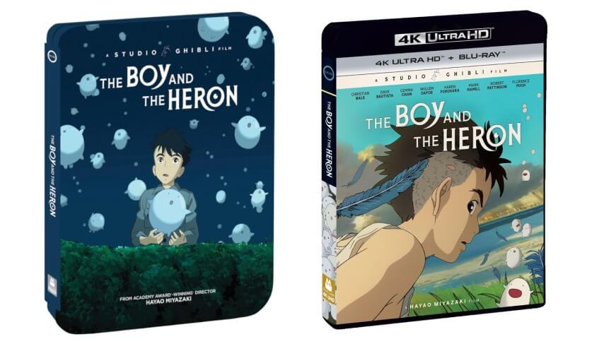 The Boy And The Heron 4K Ultra HD + Blu-ray and Limited Edition Steelbook