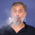 Harmony Korine's cigar-chomping Venice panel was suitably deranged