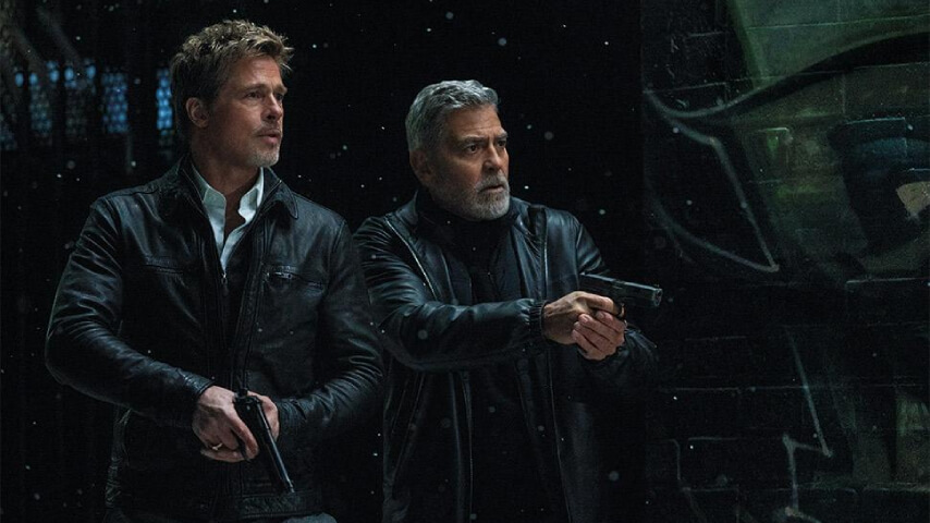 Brad Pitt and George Clooney play fixers in Wolfs, a caper that needs some fixing