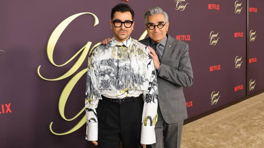 Dan Levy has banned eyebrow jokes from a very Levy Emmys