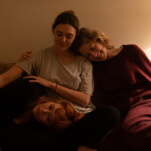 A soft, sentimental portrait of familial grief, His Three Daughters is carried by its stars