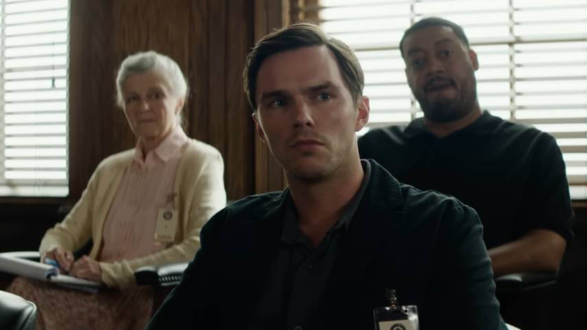 Nicholas Hoult is a juror with a secret in the Juror #2 trailer 