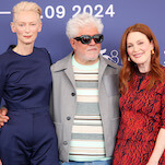 A crying Pedro Almodóvar hid in a bathroom over Julianne Moore and Tilda Swinton's acting