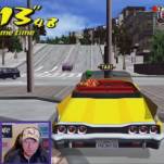 Hey, hey, come on over and have some fun watching Tim Walz play Crazy Taxi