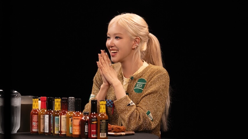 Rosé pulls back the curtain on K-Pop and her new single on Hot Ones