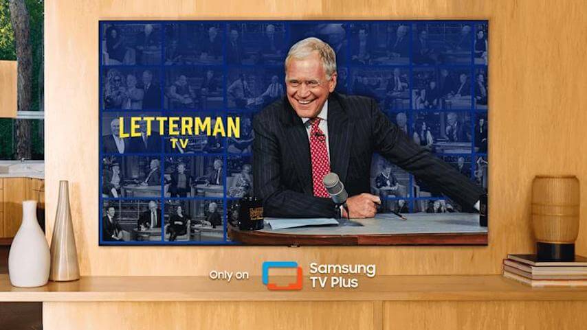 David Letterman is getting an entire channel on Samsung TVs