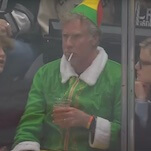 Will Ferrell wore Elf costume to hockey game just to get a little weird with it