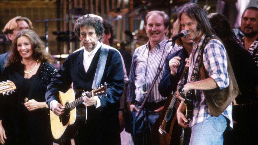 How does it feel: Neil Young remembers throwing Bob Dylan off tour bus