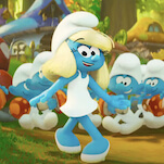 Rihanna and the Smurfs cop Superman's swag in first trailer