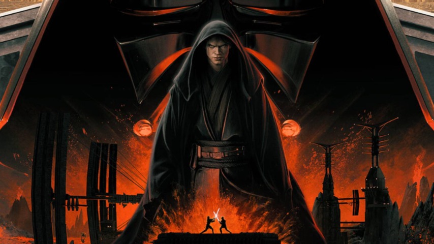 anakin skywalker in the poser for Star Wars: Episode III—Revenge of The Sith poster by Matt Ferguson
