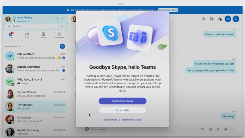 Skype to go way of the dodo