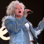 Cyndi Lauper's working day is almost done