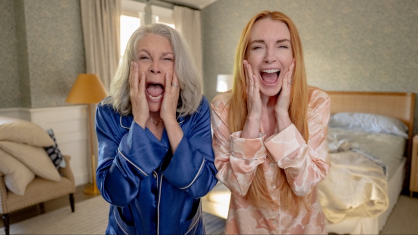 Lindsay Lohan and Jamie Lee Curtis in Freakier Friday