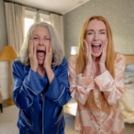 Jamie Lee Curtis and Lindsay Lohan play the hits in first Freakier Friday trailer