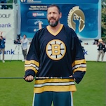 Adam Sandler oddly shoots for 