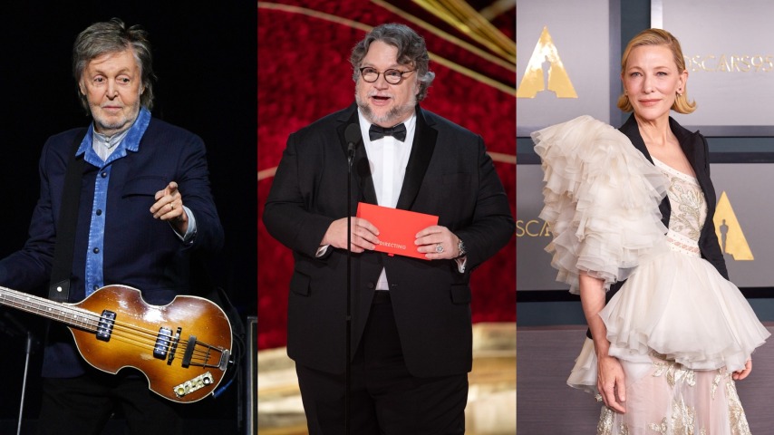 Paul McCartney; Guillermo del Toro; Cate Blanchett