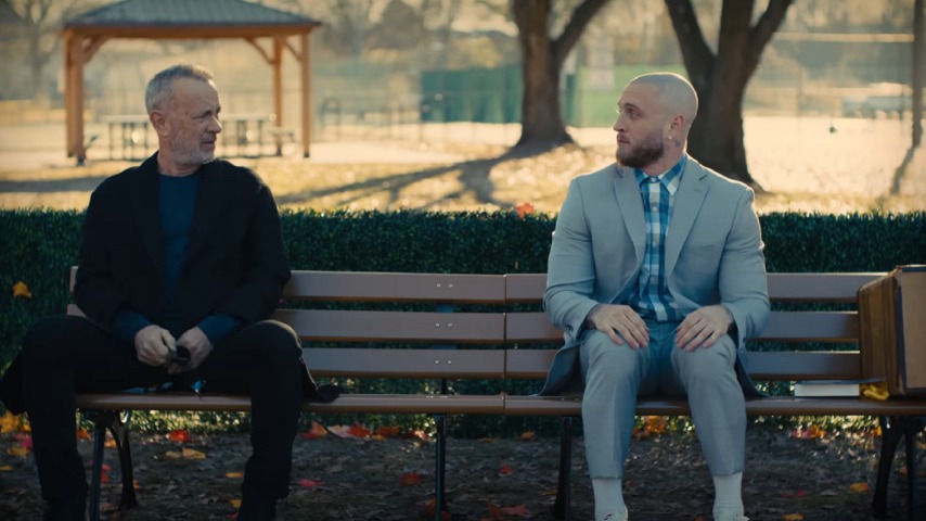 Chet Hanks dragged his dad into a Forrest Gump parody music video