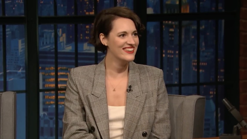 phoebe waller-bridge on seth meyers screenshot