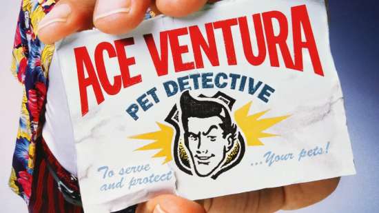 ace ventura business card