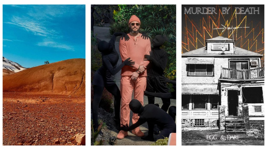 Images from left: Pulp, More (Rough Trade Records); Justin Vernon (Graham Tolbert); Murder By Death, Egg & Dart (courtesy Murder By Death)