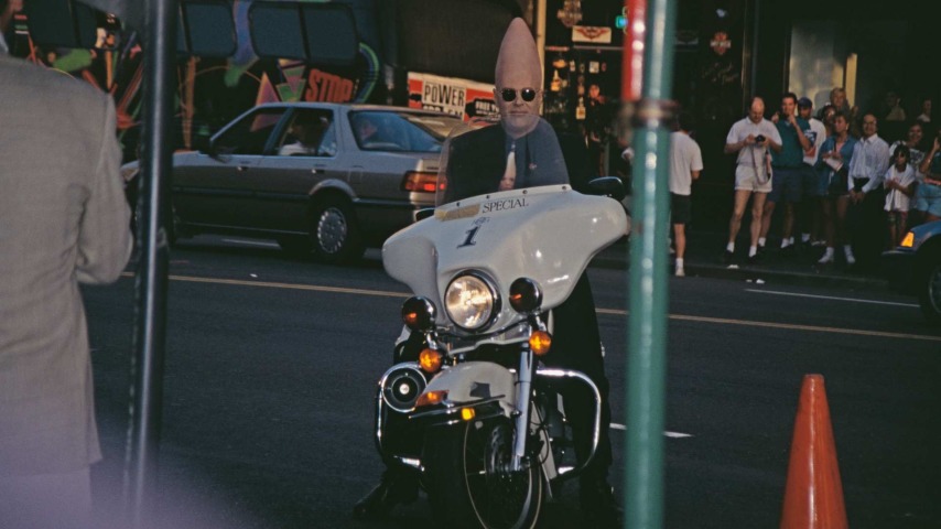 Maintain low tones and high bids: Dan Aykroyd's latex, decal-free Conehead is for sale