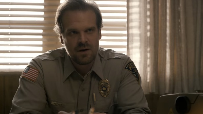 david harbour in stranger things season 1