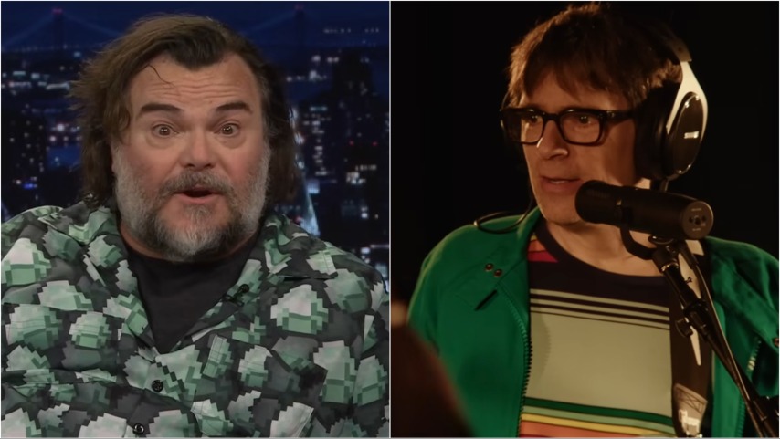 jack black on the tonight show 2025; rivers cuomo performing with weezer for spotify