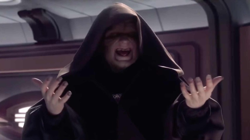 Ian McDiarmid as Emperor Palpatine in Star Wars: Episode III—Revenge Of The Sith (Screenshot YouTube)