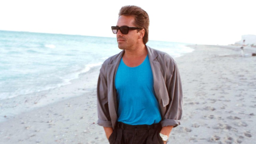Don Johnson from Miami Vice, portrait, Florida, November 1986. (Photo by Michael Putland/Getty Images)
