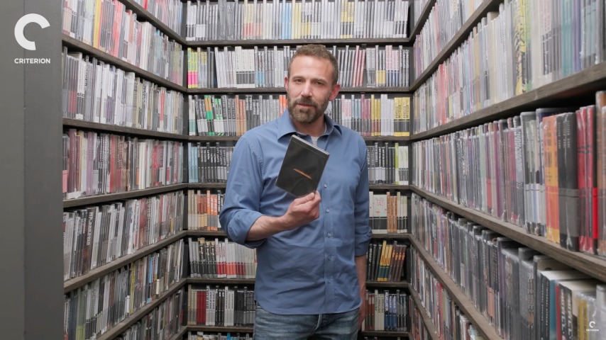 Ben Affleck in the Criterion Closet with Armageddon
