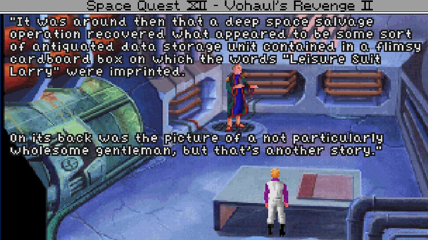 Space Quest 4, Screenshot: Sierra