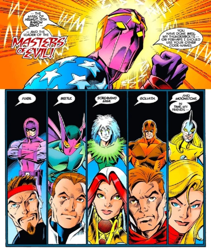 Thunderbolts page, Image: Marvel